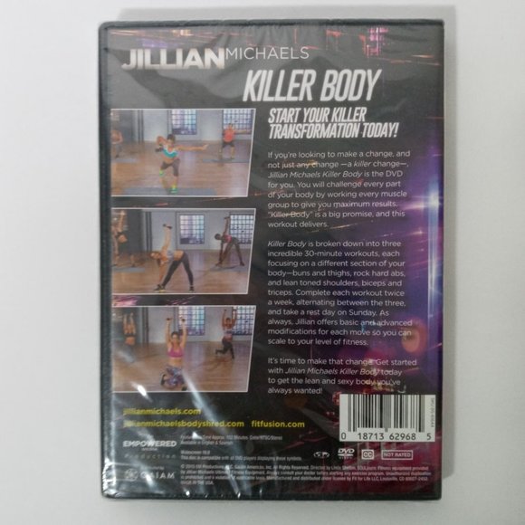 JILLIAN MICHAELS 4 DVDs SEALED Exercise & Fitness - Picture 4 of 7